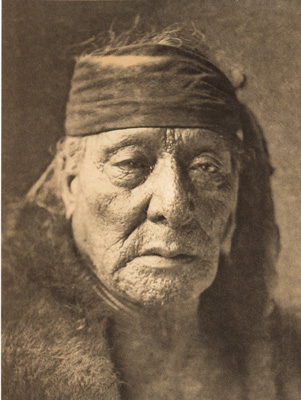 BEAR'S TEETH – APSAROKA EDWARD CURTIS NORTH AMERICAN INDIAN PHOTO